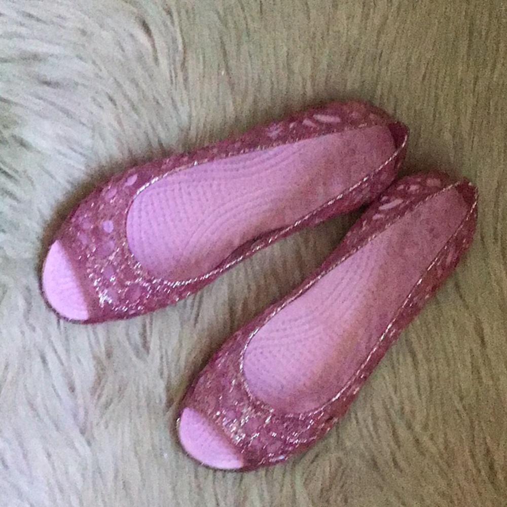 Jelly Glitter Crocs